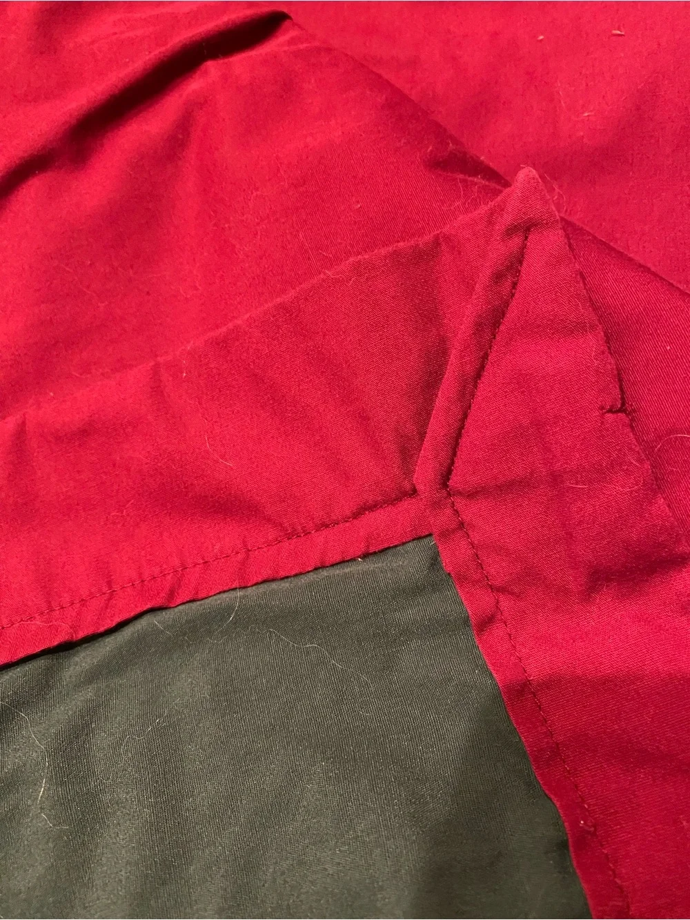 Handmade Green and Red Patchwork Quilt - Festive Home Bedding